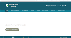 Desktop Screenshot of newhavendentalcare.com