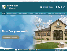 Tablet Screenshot of newhavendentalcare.com